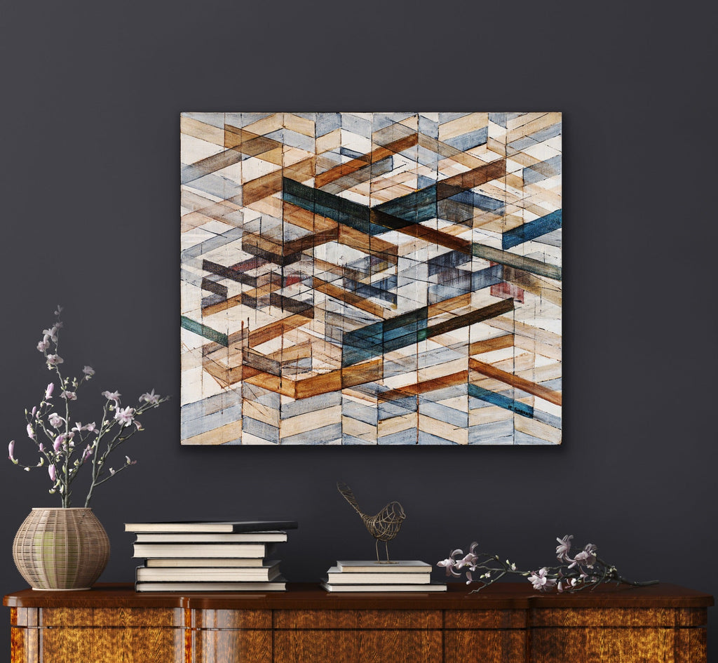 Art Print: Barrios I from original Abstract Art RAYMUNDO art studio